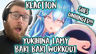 First Time REACTING to YUKIHANA LAMY "ラミィズバリバリワークアウト" | Laverick Reacts