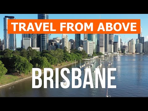 Brisbane from drone | 4k video | Australia, Brisbane from above