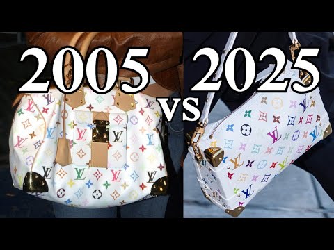 2005 vs 2025 🔄 Fashion & Handbags feat. Louis Vuitton Murakami, Chloe, Dior, Chanel & more