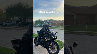 Yamaha r7 2024! My first bike