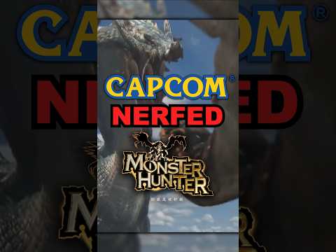 How Capcom NERFED Monster Hunter Before #shorts #monsterhunter #monsterhunterwilds #gaming