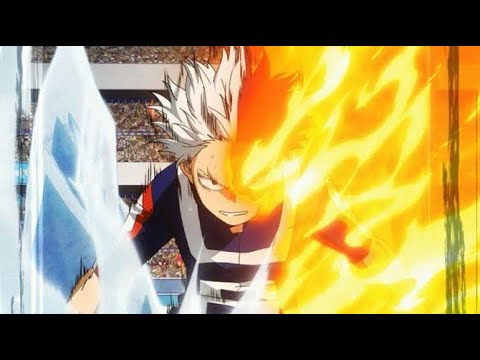 ヒーローに　緑谷 vs 轟　deku vs todoroki 【ヒロアカ】【my hero academia】