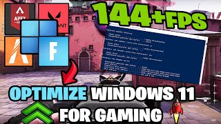 How To Optimize Windows 11 For GamingFIX FPS DROP & BOOST FPS