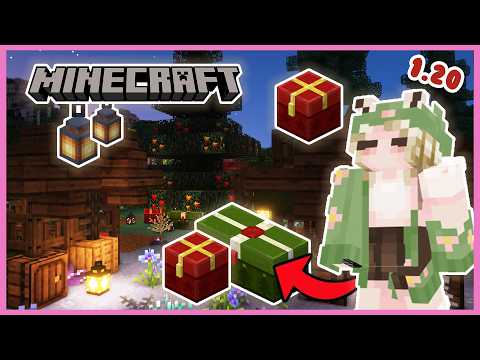 🧚‍♀️ Fairycore Christmas Trading Market 🌷 EP 8 (Minecraft 1.20 Modded Survival) 🍄