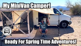 Ready for Spring Time Adventures My Mini Van Camper