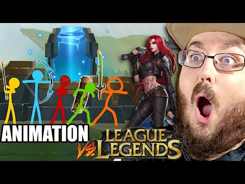 Animation vs. League of Legends (official) REACTION!!!