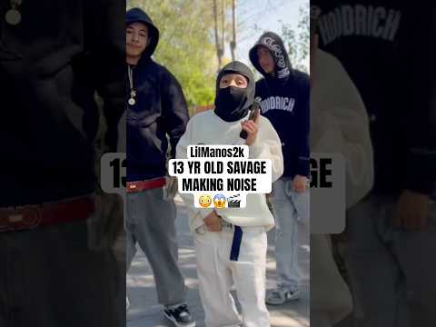 SAVAGE😳 LilManos2k making noise 🔥 #trending #shorts #viralshorts #fyp #explore #bts #vlog