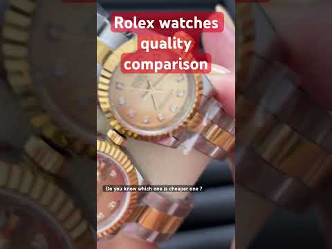 Rolex watch quality comparison | qxluxury #Rolexwatch #Rolexwatchwomen #rolexrealvsfake