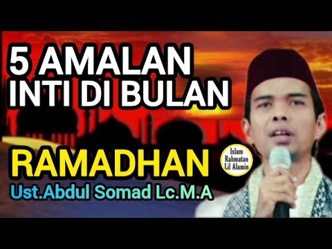 Rahasia 5 Amalan Ramadhan yang Dicintai Allah & Rasulullah! | Ust Abdul Somad Terbaru