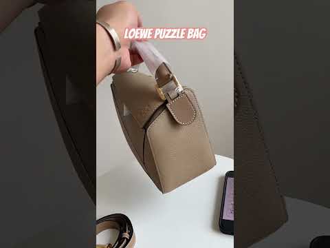 Loewe puzzle bag #lloewepuzzlebag #luxurybag #luxurybagreview #luxurylife