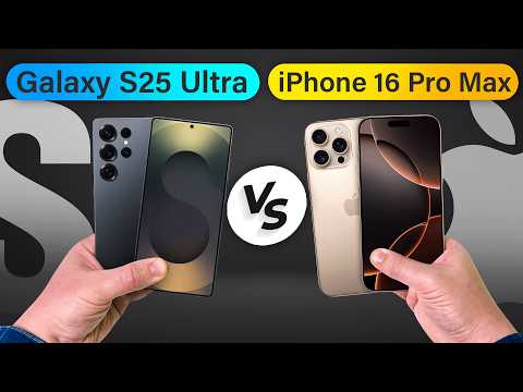 iPhone 16 Pro Max Vs Galaxy S25 ULTRA - REVIEW OF SPECS!