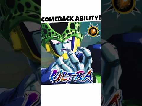 NEW ULTRA PERFECT CELL'S COMEBACK ABILITY BE LIKE 😳🔥!? #dragonballlegends #dblegends #shorts