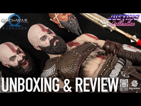 God of War Ragnarok Kratos 1/6 Scale Figure Unboxing & Review