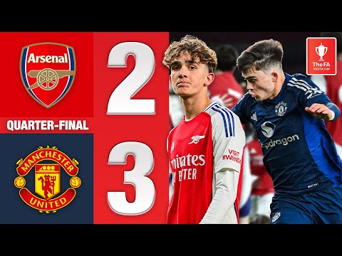 Five-Goal Thriller At The Emirates! | Arsenal U18 2-3 Manchester United U18 | FA Youth Cup 2024-25