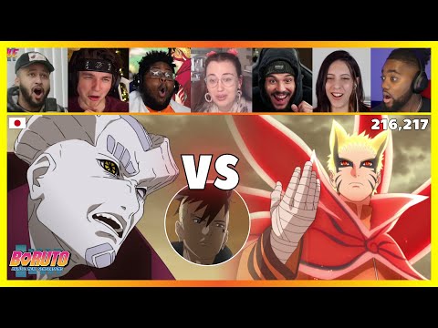 Naruto Baryon Mode vs Isshiki 🔥 | Reaction Mashup  [Boruto 216,217 ]  ボルト