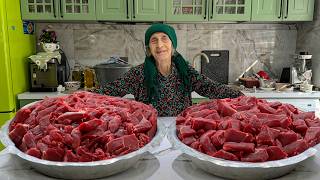 GRANDMA COOKING TRADITIONAL AZERBAIJANI PILAF! DELICIOUS RECIPES