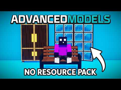 Add Furniture & Custom Models to Minecraft Without Resource Pack Using AdvancedModels