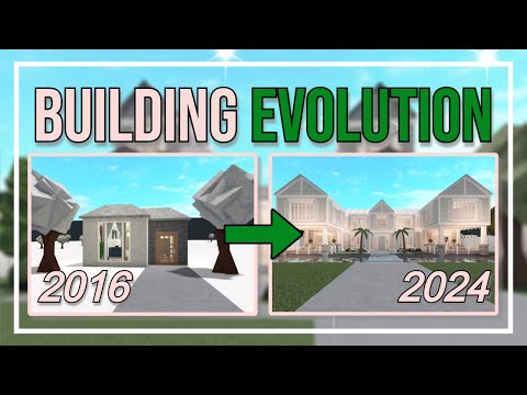 The Evolution of Building in Bloxburg (Roblox)