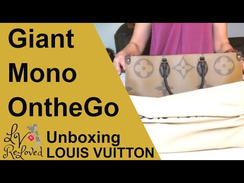 Giant Monogram OnTheGo Unboxing & Mod shots 2019 Louis Vuitton Limited Edition LVSS19