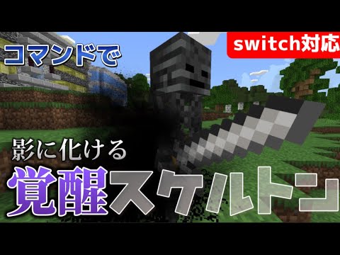 【マイクラ統合版】コマンドでメチャクチャ強化された覚醒ウィザースケルトンを作ってみた‼︎《新execute》