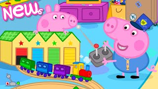 Peppa Pig Tales 🚂  Toy Train Station! 🌲 BRAND NEW Peppa Pig Episodes