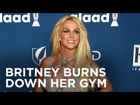 Britney Spears says she accidentally started a fire in her home gym