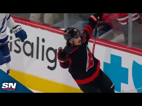 Hurricanes' Jarvis Beats Vasilevskiy For Impressive Shorthanded Goal