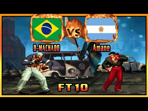 King of Fighters 98 - D-MACHADO (BRA) x (ARG) Amane [kof98] [Fightcade] [FT10] 더 킹 오브 파이터즈 '98