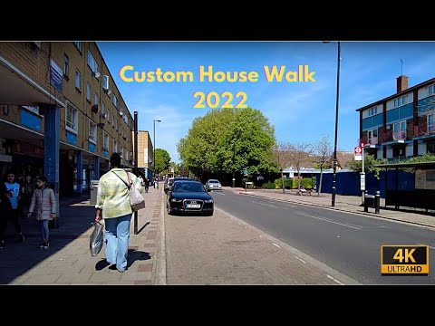 Custom House Walk 2022| 4K HD | Newham East London Walk | Ashburton Wood | Canning Town | Here We Go