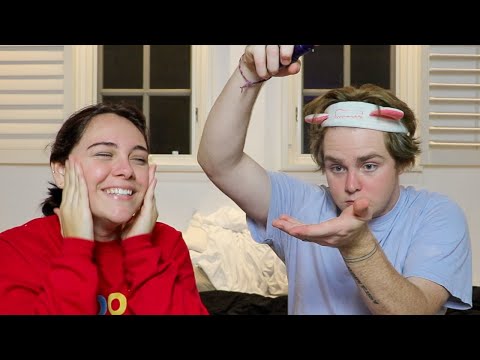 Making my boyfriend try my crazy skincare routine!!!