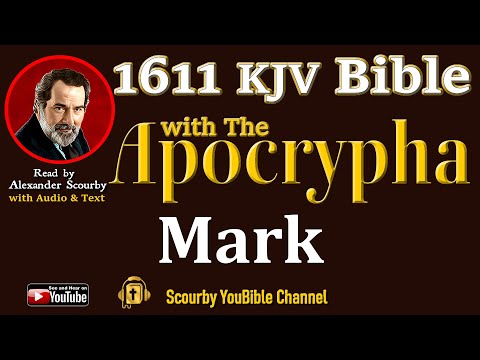 55 ~ New | MARK  KJV  | Audio and Text | by Alexander Scourby | God is Love and Truth.