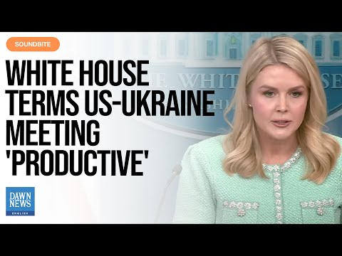 White House Calls US-Ukraine Meeting 'Productive' | Dawn News English