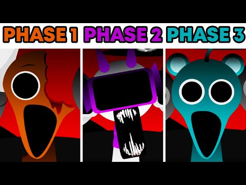 Incredibox - Sprunki But Every Sprunki Phase 1 (Fun Bot) Vs Phase 2 (Sky) Vs Phase 3 (Brud)