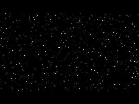 Stars Flickering at Night Stars Shining Black Background 4K Free Video Animation Footage