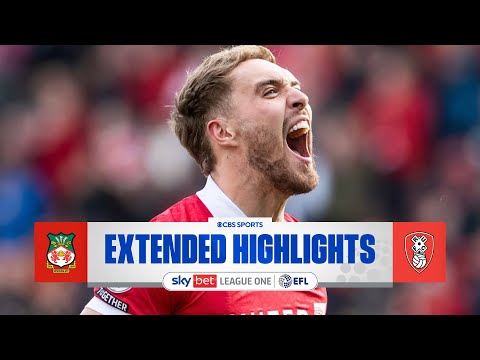 Wrexham vs. Rotherdam United: Extended Highlights | EFL League One | CBS Sports Golazo