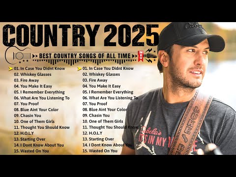 Country Music Playlist 2024 - Luke Bryan, Luke Combs, Chris Stapleton, Jason Aldean, Brett Young