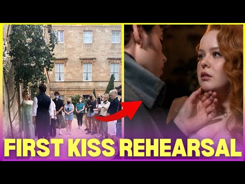 Nicola Coughlan and Luke Newton's first kiss rehearsal leaked