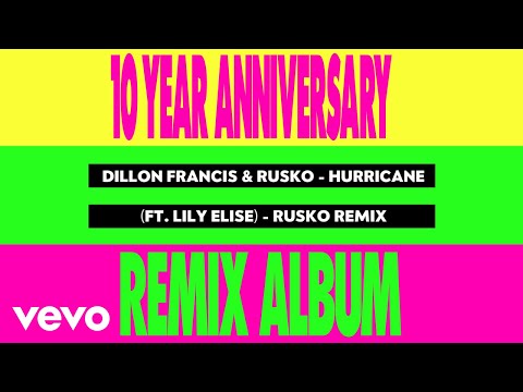 Dillon Francis, Rusko - Hurricane (Rusko Remix - Visualizer) ft. Lily Elise