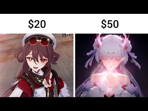 Genshin Skin Price vs Wuwa Skin Price 😭