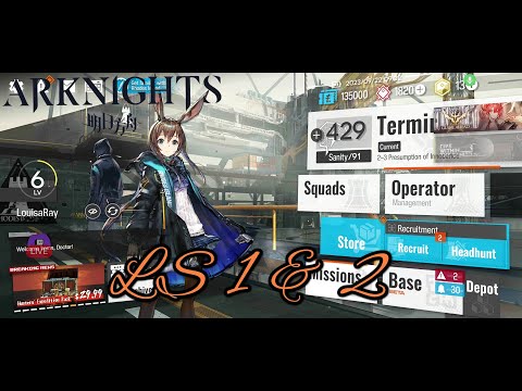 Arknights | LS1 & 2 gameplay | Mixed Ops