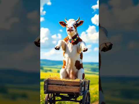 FUNNY COW DANCE 🐄| COW SONG  _ COW VIDEOS | DANCING COW | ANIMAL SOUND