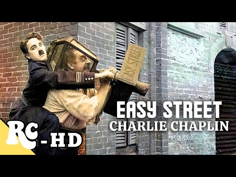 Easy Street (1917) | Charlie Chaplin | Classic Movie Restored In HD