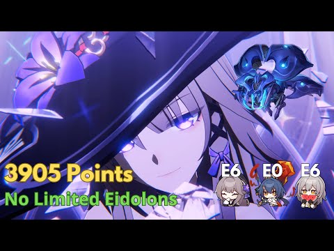 No Harmony? | The Herta 3905 Points ft Yunli Sustain | No Limited Eidolons | 大黑塔0星魂4金3905分碎星王虫了