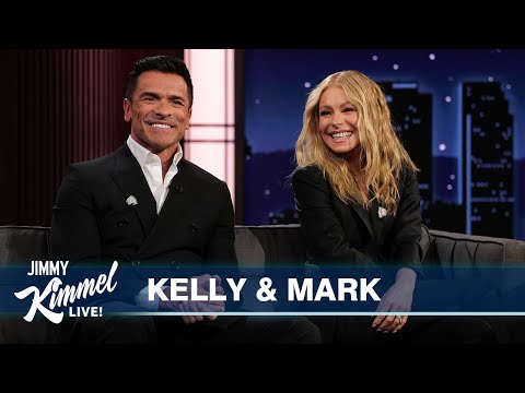 Kelly Ripa & Mark Consuelos on Working Together, Mark Zoning Out & Being Backstage During the Oscars