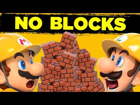 Can I beat Super Mario Maker 2 WITHOUT TOUCHING A BLOCK?