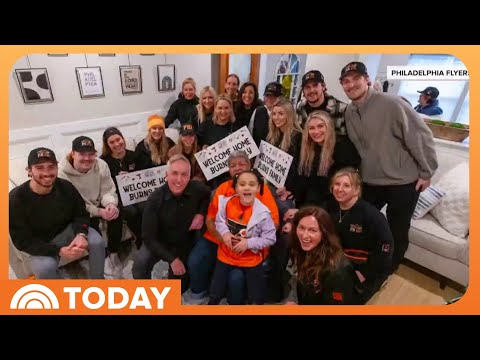 NHL Flyers surprise mother-daughter duo with home renovation