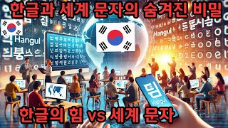 한글과 세계 문자의 숨겨진 비밀? 한글과 비교해보는 글로벌 문자