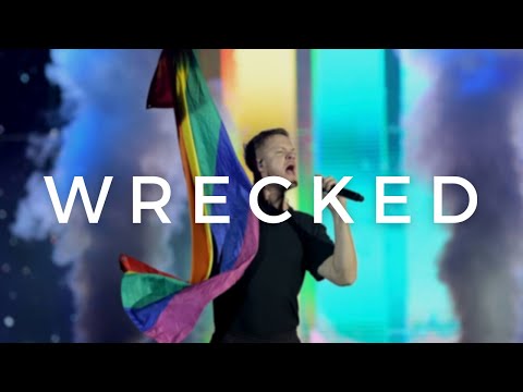 Imagine Dragons - Wrecked (Visualizer) - Bass Boosted