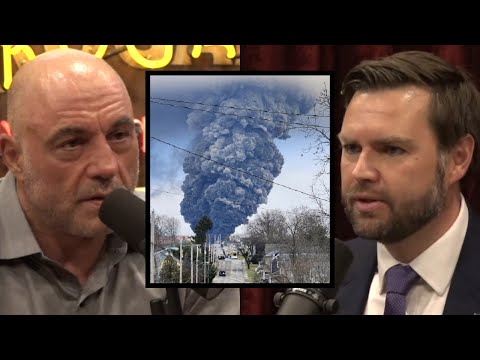 Joe Rogan & JD Vance on East Palestine train derailment DISASTER