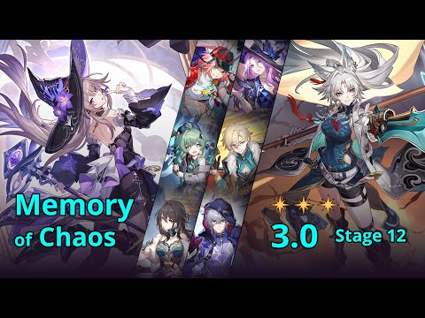 3.0 NEW MOC | E1S1 The Herta + Rappa & E0S1 Feixiao + Moze - Stage 12 | Honkai: Star Rail